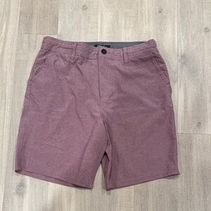 O'Neill Men's Mauve Flat Front Shorts